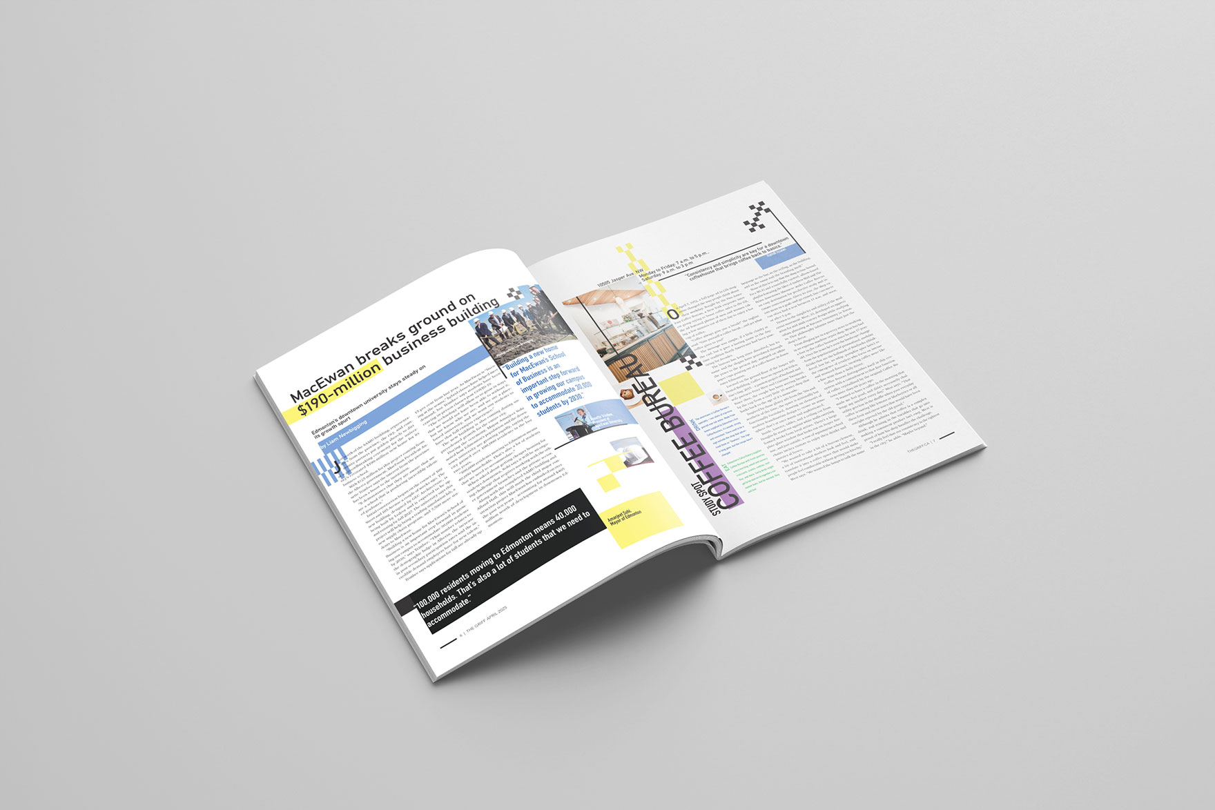 DESN317 P2 Yesil Ayse The Griff Magazine Cover 1