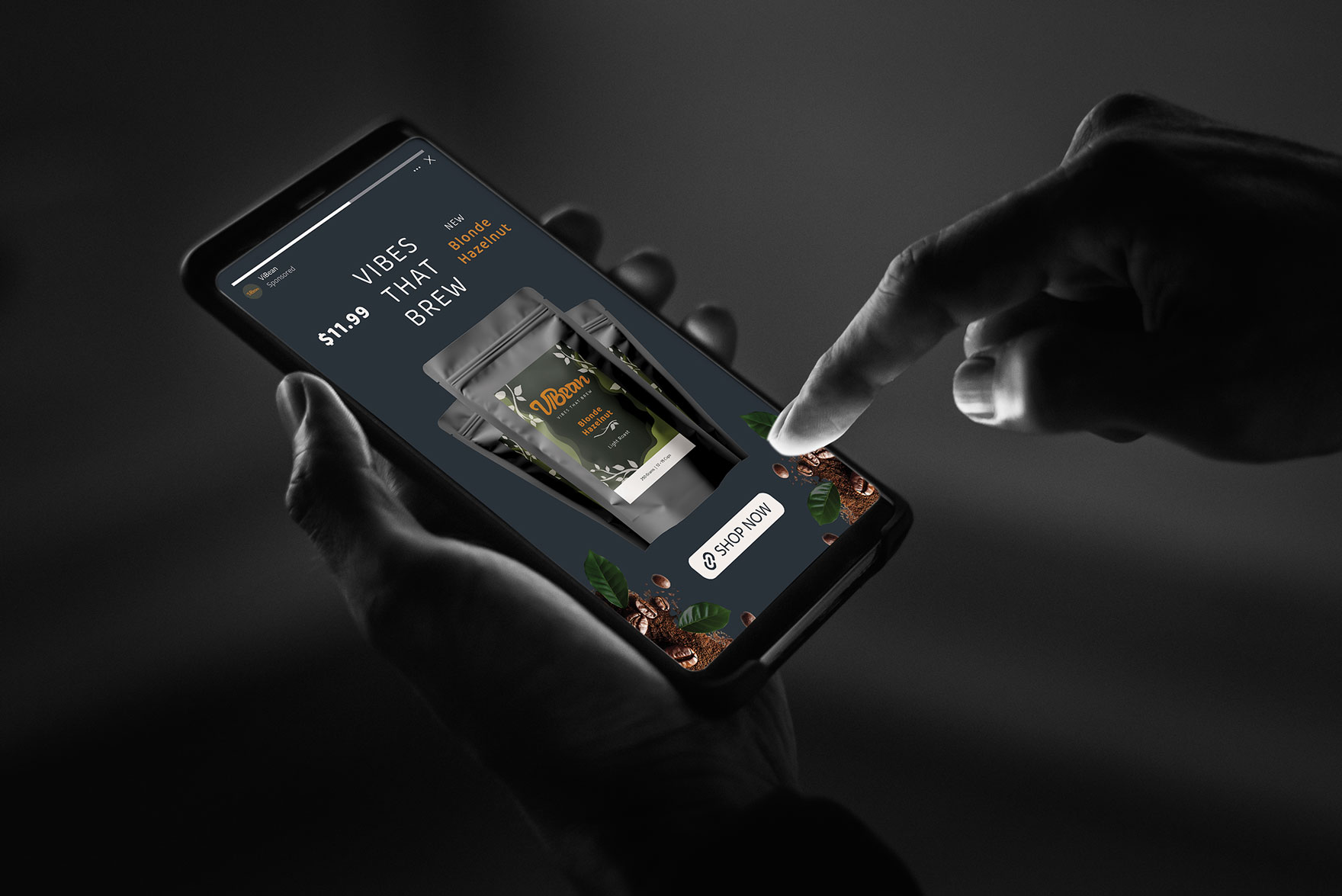 DESN318 P4 Bratrud Cadence ViBean Coffee Phone