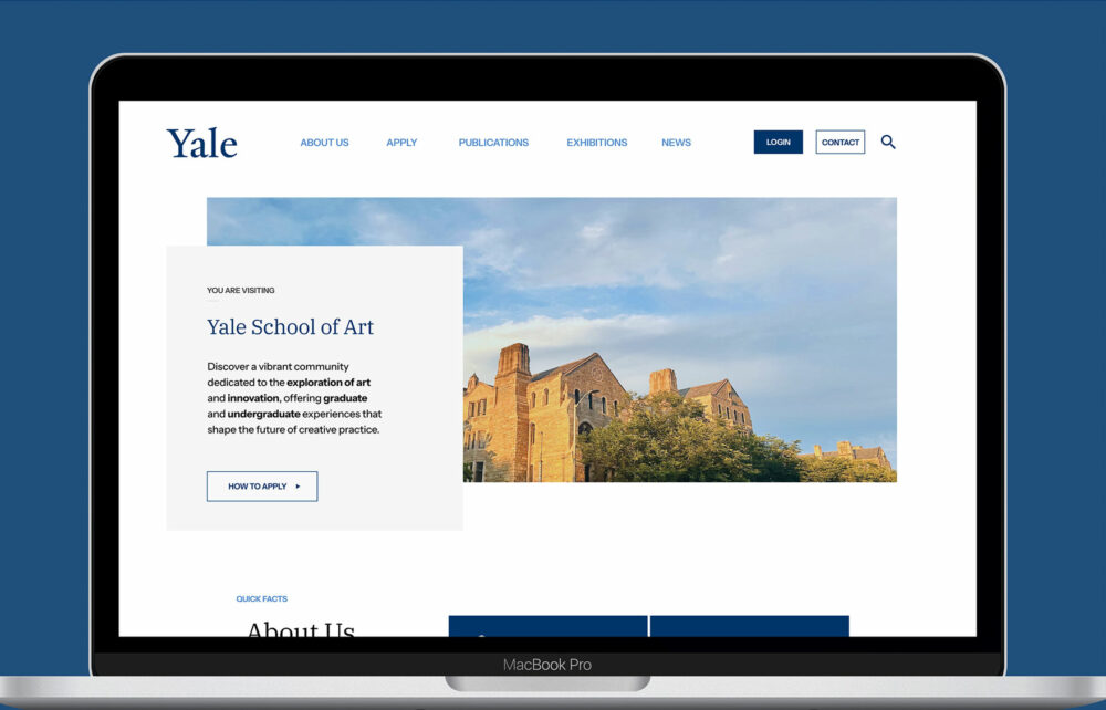 Redesign & Development: Yale School of Art