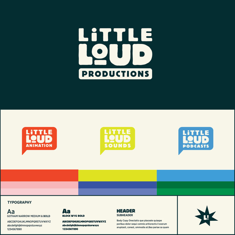 Little Loud Production Brand Identity