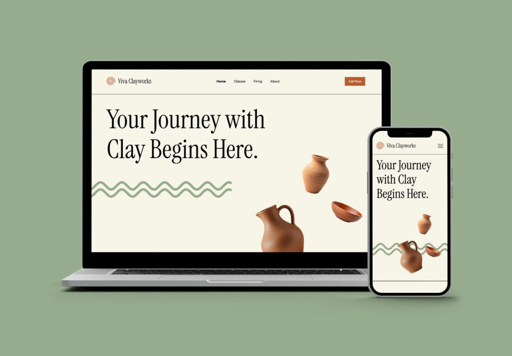 Viva ClayWorks Website Redesign
